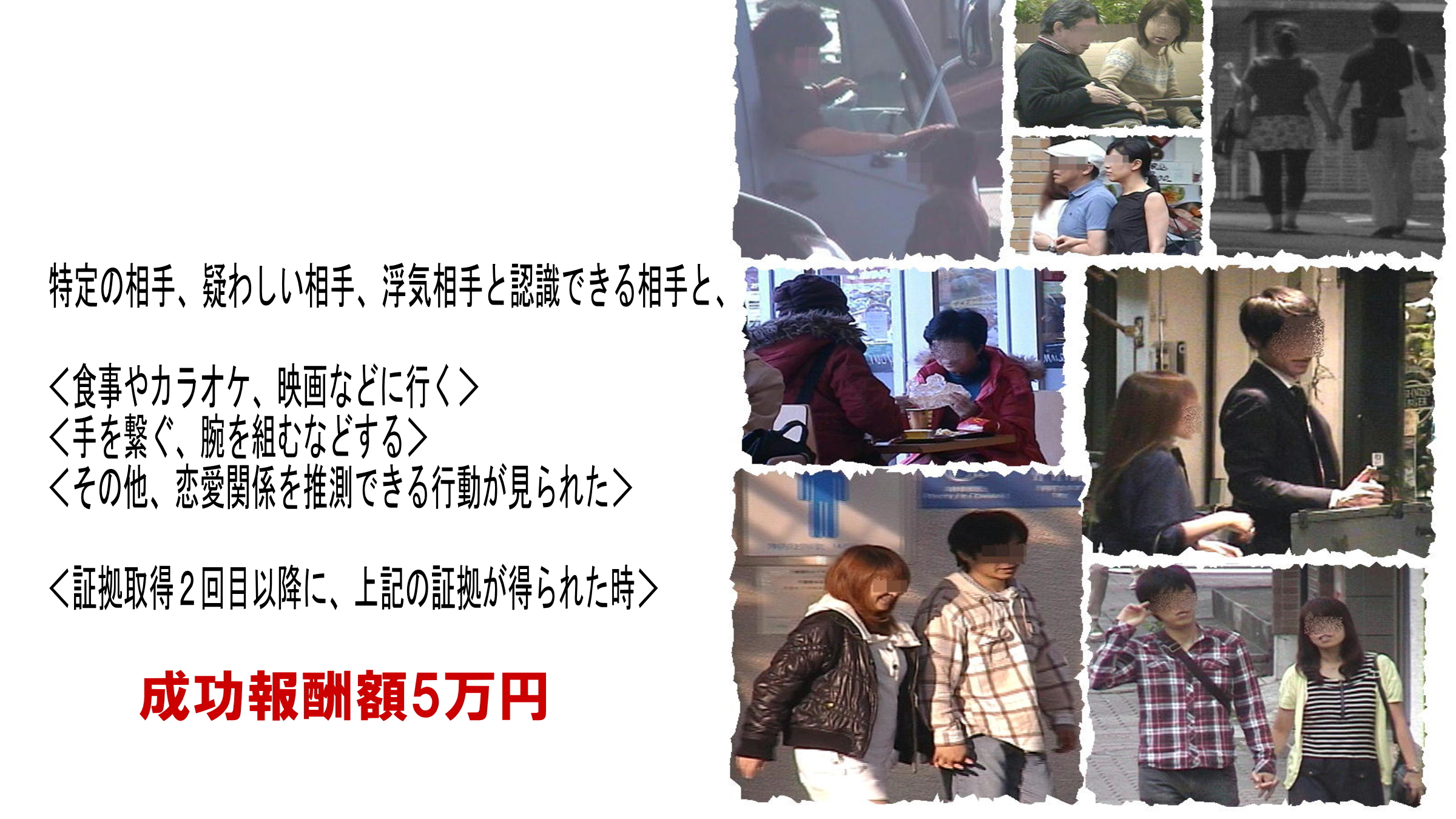 成功報酬制の調査料金